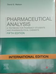 Pharmaceutical Analysis 5th Edition 2020 by David G. Watson