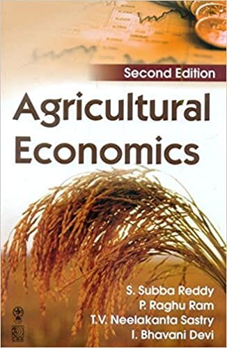 Agricultural Economics 2nd Edition 2020 by Reddy