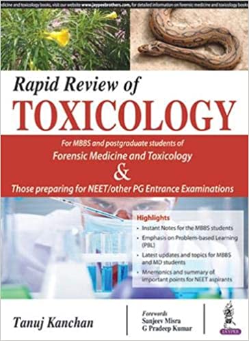 Rapid Review of Toxicology 2018 by Tanuj Kanchan