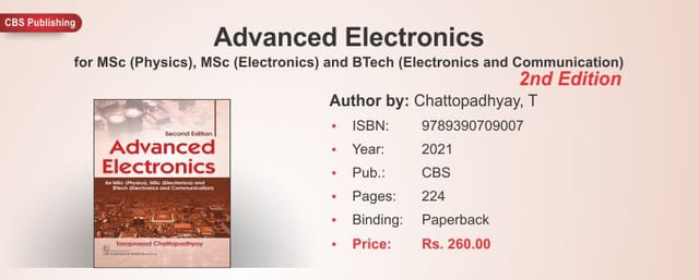 Advanced Electronics 2nd Edition 2021 by T. Chattopadhyay