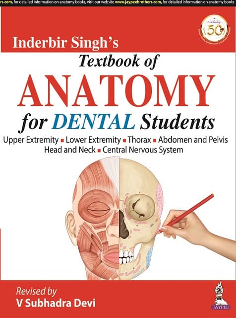 Inderbir Singh Textbook of Anatomy for Dental Students 1st Edition 2021 by V Subhadra Devi