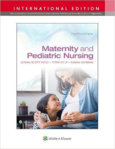 Maternity and Pediatric Nursing 2020 by Susan Ricci