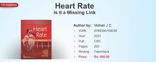 Heart Rate Is It A Missing Link 1st Edition 2021 by JC Mohan