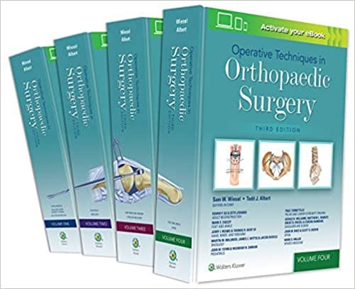 Operative Techniques in Orthopaedic Surgery 3rd Edition 2021 (4 Volume set) by Sam W. Wiesel
