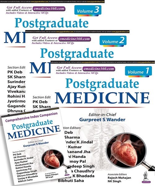 Postgraduate MEDICINE 3 Volume Set 2021 By Gurpreet S Wander