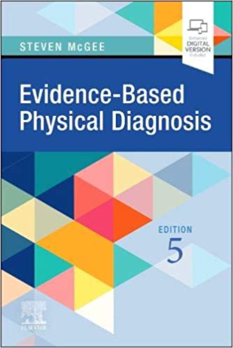 Evidence-Based Physical Diagnosis 5th Edition 2022 By Steven McGee