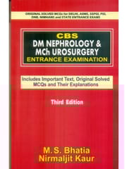 Cbs Dm Nephrology And Mch Urosurgery Entrance Examination 3Ed (Pb 2020) By M S Bhatia