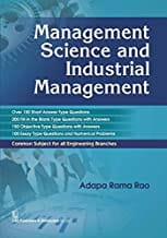 Management Science And Industrial Management (Pb 2016) By Adapa Rama Rao