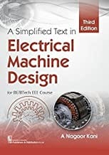 A Simplified Text In Electrical Machine Design 3Ed (Pb 2022) By Kani N