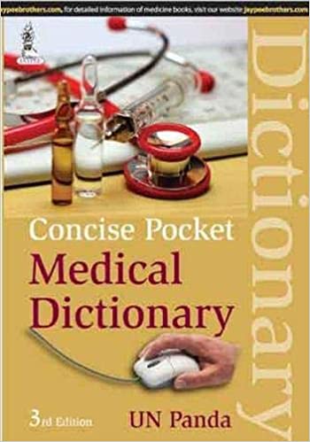 Concise Pocket Medical Dictionary 3rd Edition By Panda Un
