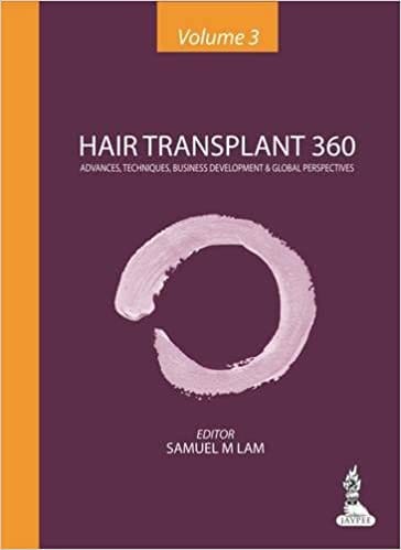 Hair Transplant 360 Vol.3 Advances Techniques Business Development And Global Perspectives 1st Edition By Lam Samuel M