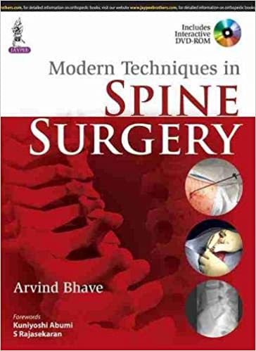 Modern Techniques In Spine Surgery With Dvd-Rom 1st Edition By Bhave Arvind