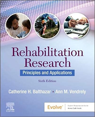 Rehabilitation Research 6th Edition 2021 By Balthazar