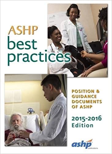 ASHP Best Practices 2015 By ASHP Publisher American Society Of Health System Pharmacists