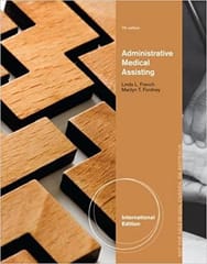 Administrative Medical Assisting 7th Edition 2013 By French L L Publisher Cengage