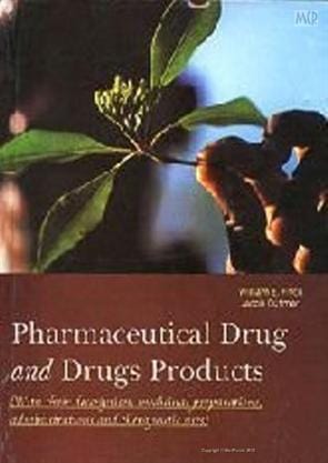 Pharmaceutical Drug and Drugs Products 3 Vol Set  2008 By Fitch Publisher Shree Pub