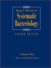 Bergey's Manual of Systematic Bacteriology 2nd Edition Volume 5 Part- A B 2012 By Bergeys Publisher Springer
