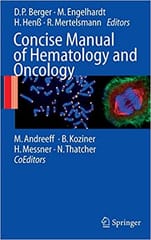 Concise Manual of Hematology & Oncology 2008 By Koziner Publisher Springer