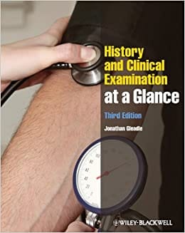 History & Clinical Examination at a Glance 3rd Edition 2012 By Gleadle Publisher Wiley
