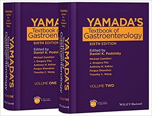 Yamada's Textbook of Gastroenterology 6th Edition 2 Volume Set With CD 2016 By Podolsky Publisher Wiley