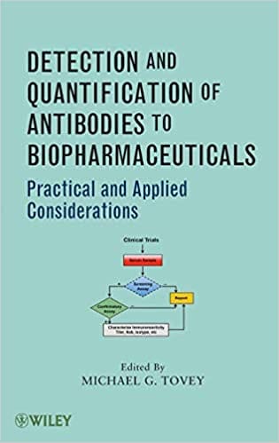 Detection & Quantification of Antibodies to Biopharmaceuticals: Practical & Applied Considerations 2011 By Tovey Publisher Wiley