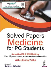 Solved Papers Medicine For Pg Students 1st Edition 2022 By Ashis Kumar Saha