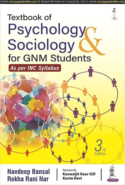 Textbook Of Psychology & Sociology For Gnm Students 3rd Edition 2022 By Navdeep Bansal