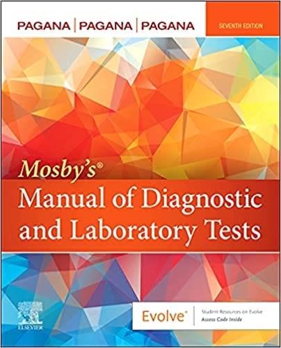 Mosbys Manual of Diagnostic and Laboratory Tests 7th Edition 2021 By Pagana