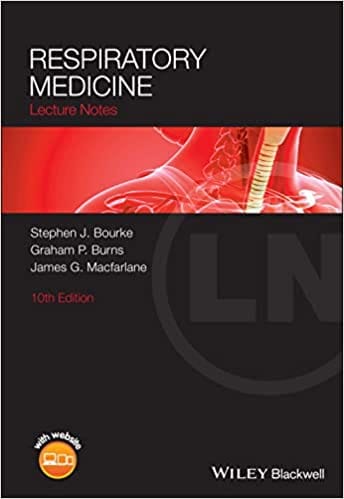 Respiratory Medicine Lecture Notes 10th Edition 2022 By Bourke S J