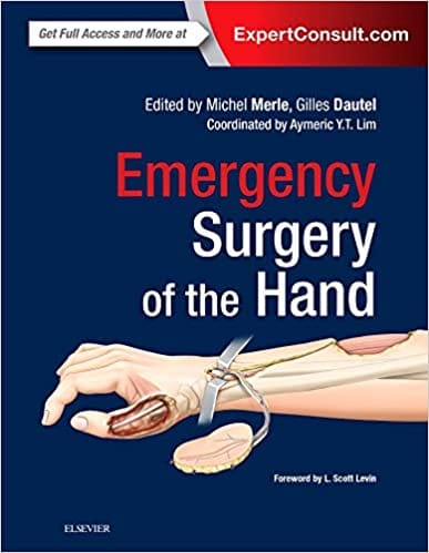 Emergency Surgery of the Hand 4th Edition 2016 By Merle