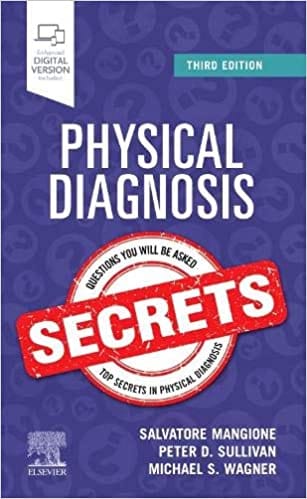 Physical Diagnosis Secrets 3rd Edition 2021 By Mangione S