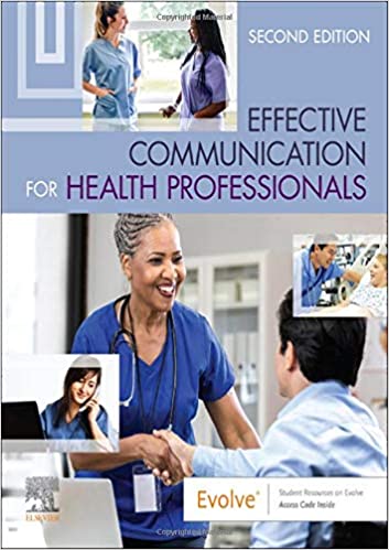 Effective Communication For Health Professionals 2nd Edition 2020 By Elsevier