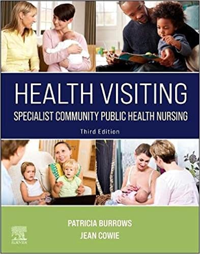 Health Visiting Specialist Community Public Health Nursing 3rd Edition 2023 By Burrows P
