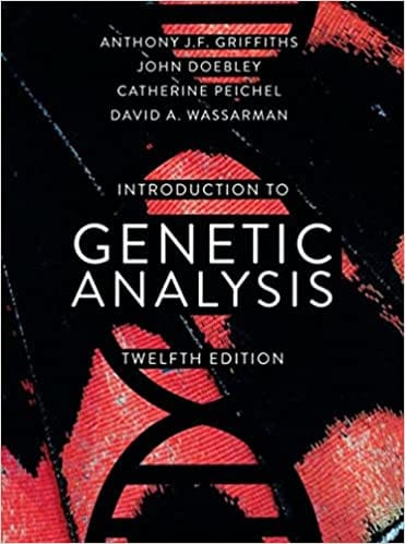 Introduction To Genetic Analysis 12th Edition 2020 By Griffiths A