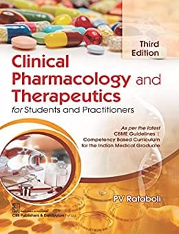 Clinical Pharmacology And Therapeutics For Students And Practitioners 3rd Edition 2022 By Rataboli P V
