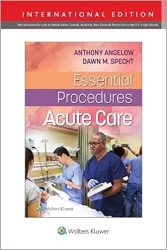 Essential Procedures Acute Care 2022 By Angelow A