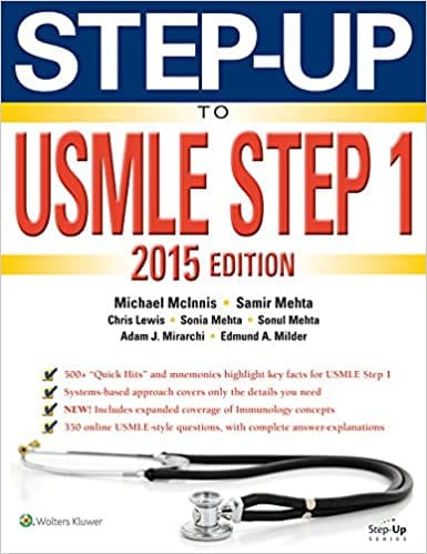 Step Up To Usmle Step-1, 7th Edition 2015 By Mclnnis M