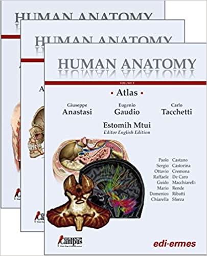 Human Anatomy Atlas 3 Volume set 2018 By Anastasi G