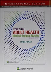 Focus On Adult Health 2nd Edition 2018 By Honan L