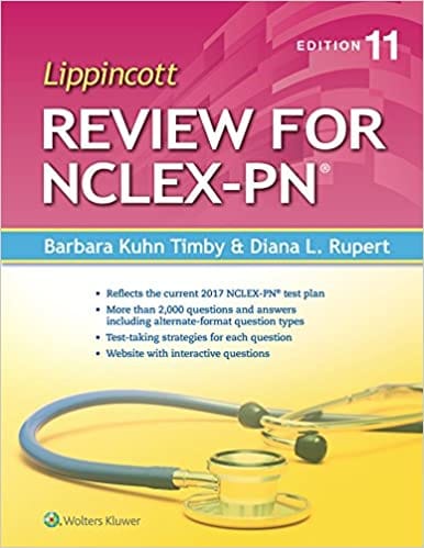 Lippincott Review For Nclex Pn 11th Edition 2018 By Timby B K
