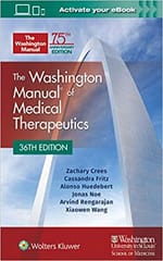 Washington Manual Of Medical Therapeutics 3 6th Edition 2020 By Crees Z