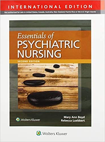 Essentials Of Psychiatric Nursing 2nd Edition 2020 By Boyd M A