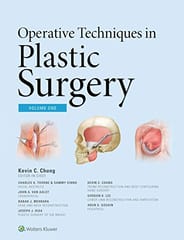 Operative Techniques In Plastic Surgery 3 Vol Set 2020 By Chung K C