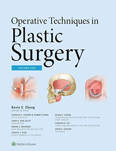 Operative Techniques In Plastic Surgery 3 Vol Set 2020 By Chung K C