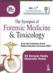 The Synopsis of Forensic Medicine & Toxicology 1st Edition 2022 By KS Narayan Reddy