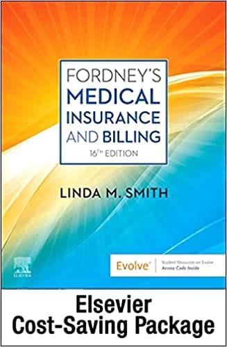 Fordney's Medical Insurance Text and Workbook Package 16th Edition 2022 By Smith