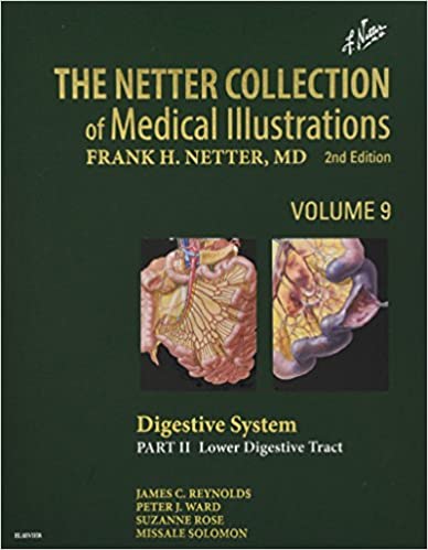 The Netter Collection of Medical Illustrations: Digestive System: Part II - Lower Digestive Tract 2nd Edition 2016 By Reynolds