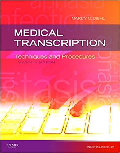 Medical Transcription 7th Edition 2011 By Diehl