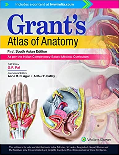 Dr GP Pal Grants Atlas of Anatomy 1st South Asia Edition 2022
