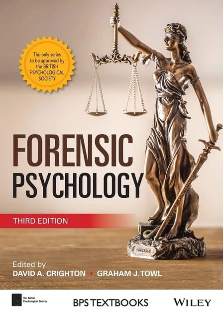Crighton D A Forensic Psychology 3rd Edition 2021